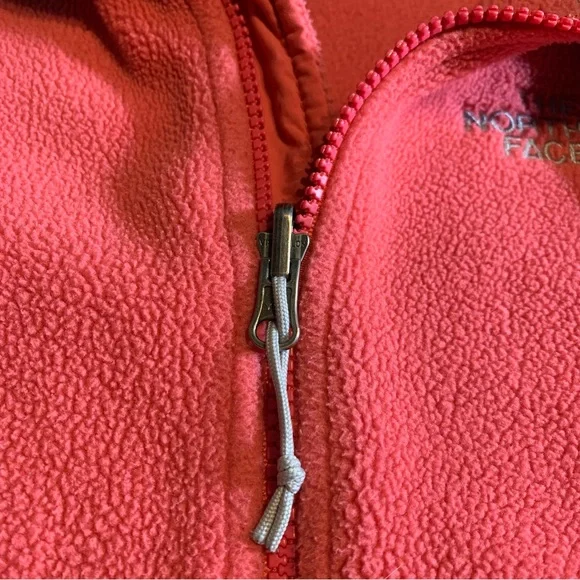 THE NORTH FACE | Vintage Women’s Pink & Burgundy Color‎ Block Fleece Zip Up - Picture 6 of 11